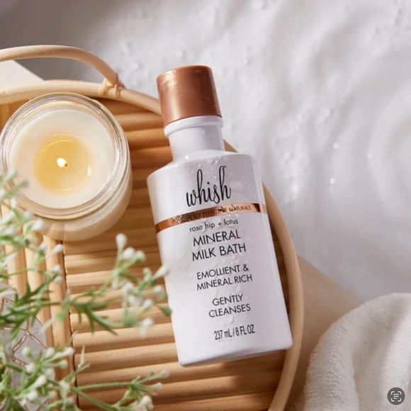 Whish Rose Hip + Lotus Mineral Milk Bath NEW - Picture 1 of 2